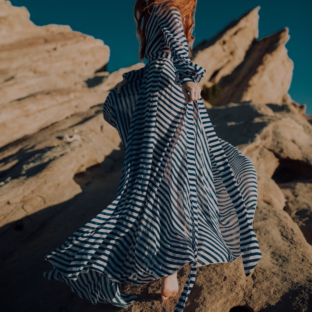 Amazing maxi dress from photoshoot